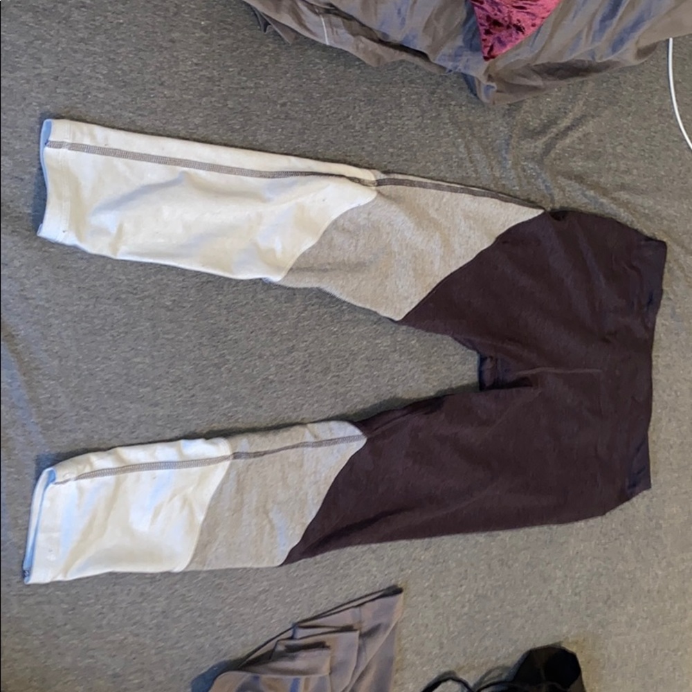 Tri color leggings